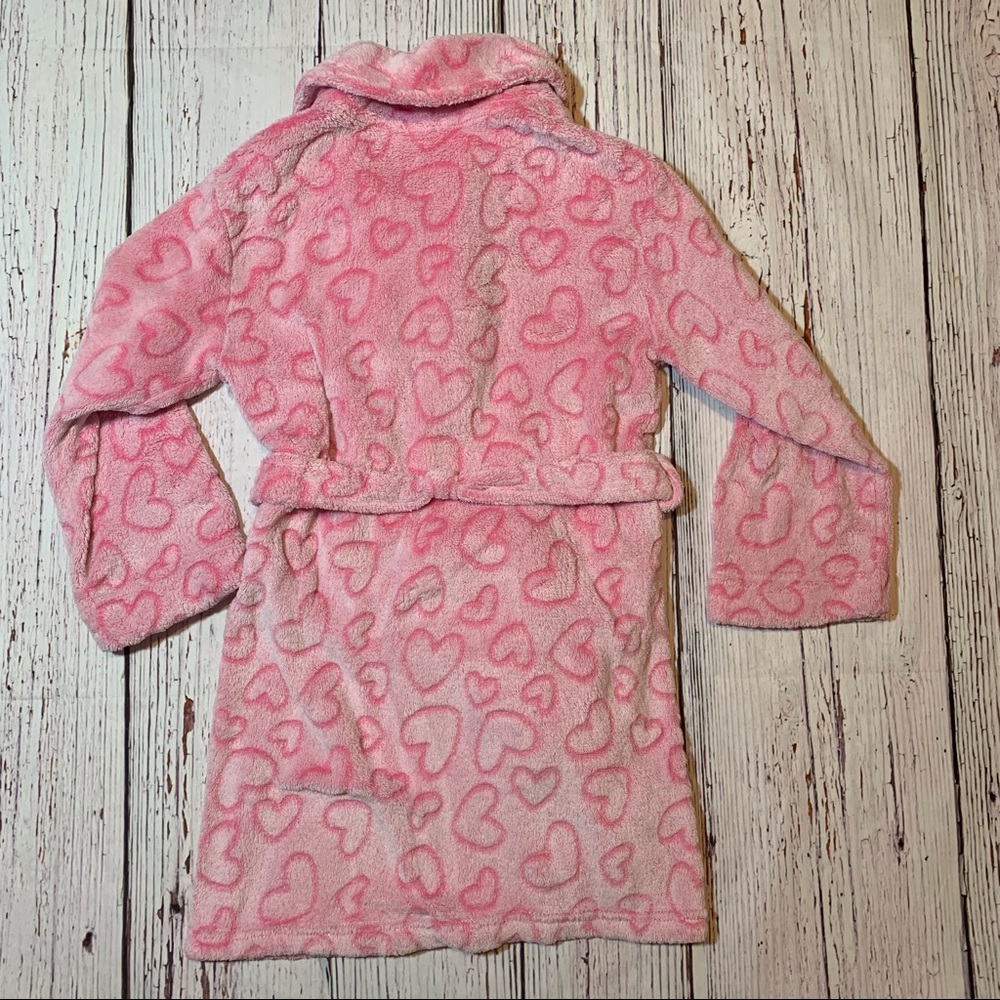 Pink Heart Girls Robe - Picture 3 of 3